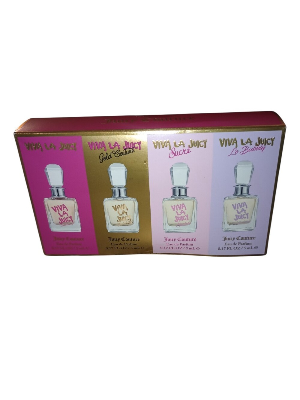 Juicy Couture Viva La Juicy Mini Eau De Parfum Fragrance Set, NWT